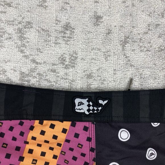 Allyance Mens Rubix Board Shorts Multicolor Patchwork Swim Trunk Bottom Size 32 - Picture 3 of 6